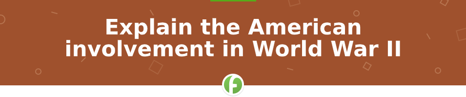 American involvement in World War II