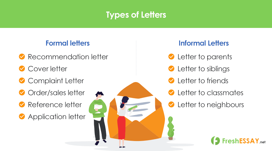 Types of Letter at FreshEssay.net Letter Writing Service