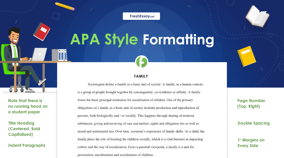 APA Style Formatting College Paper freshessay.net